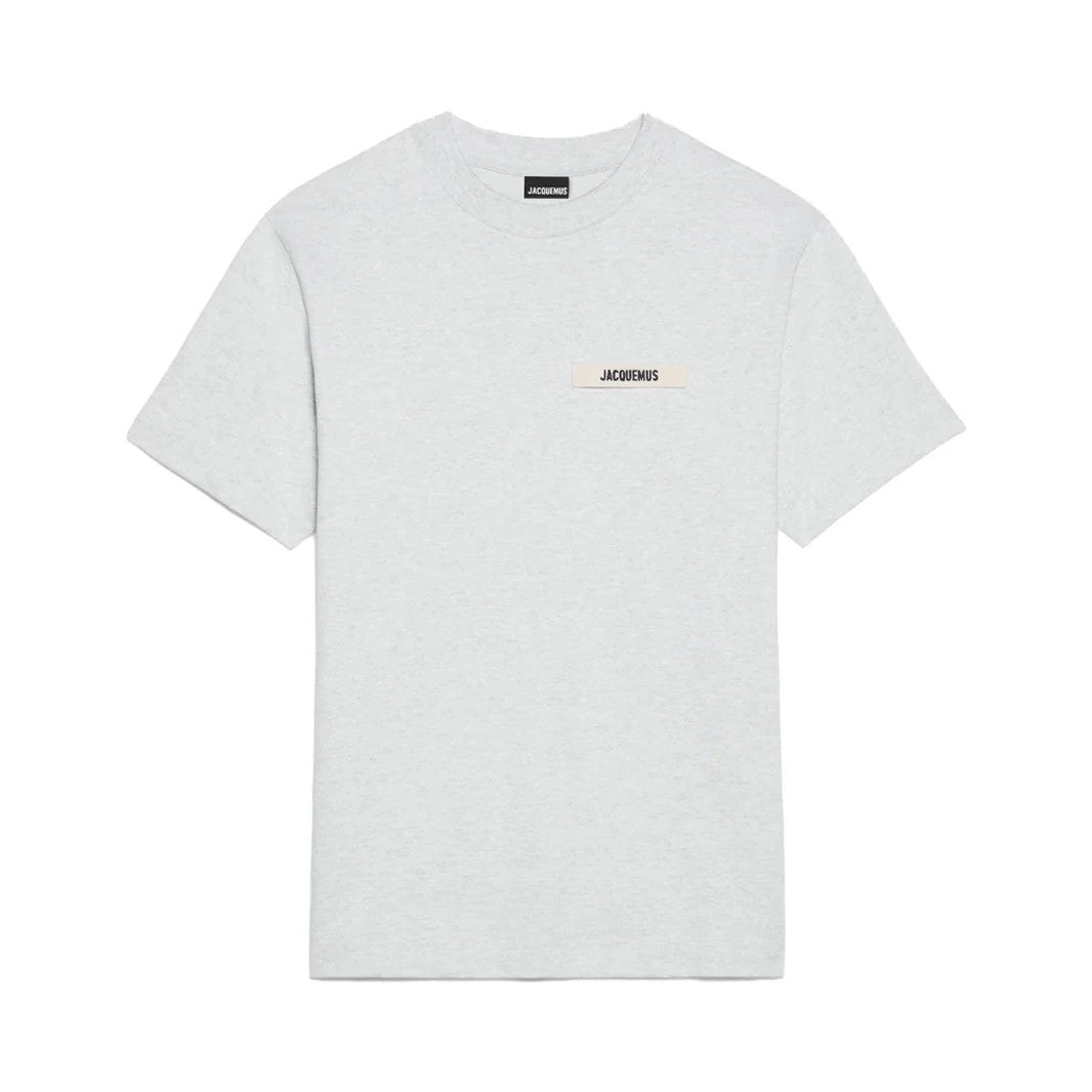 Jacquemus White Crew Neck T-Shirt With Subtle Logo