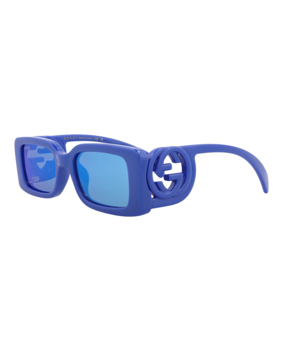 Gucci Square-Frame Injection Sunglasses