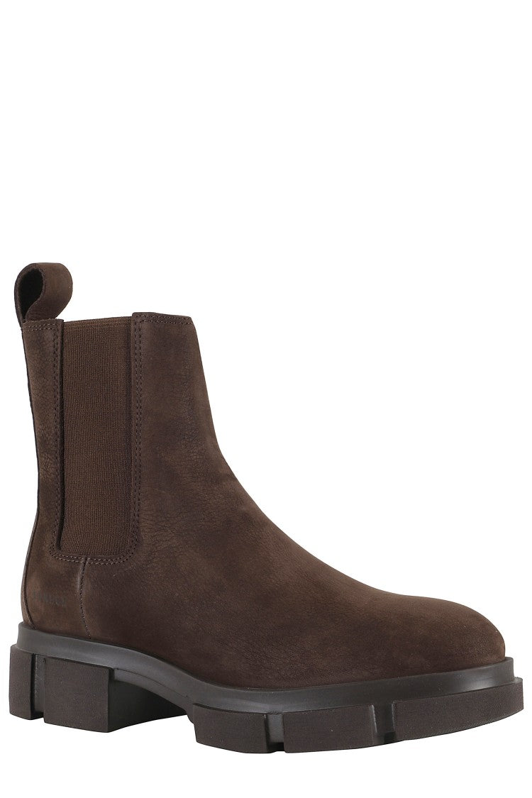 Copenhagen Studios Chocolate Nubuck Chelsea Boots