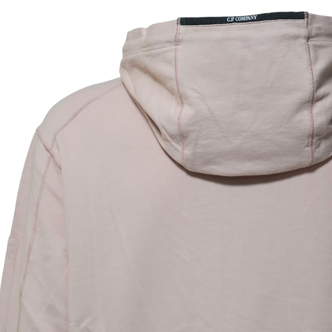 C.P. Company Pink Cotton Lens Hoodie