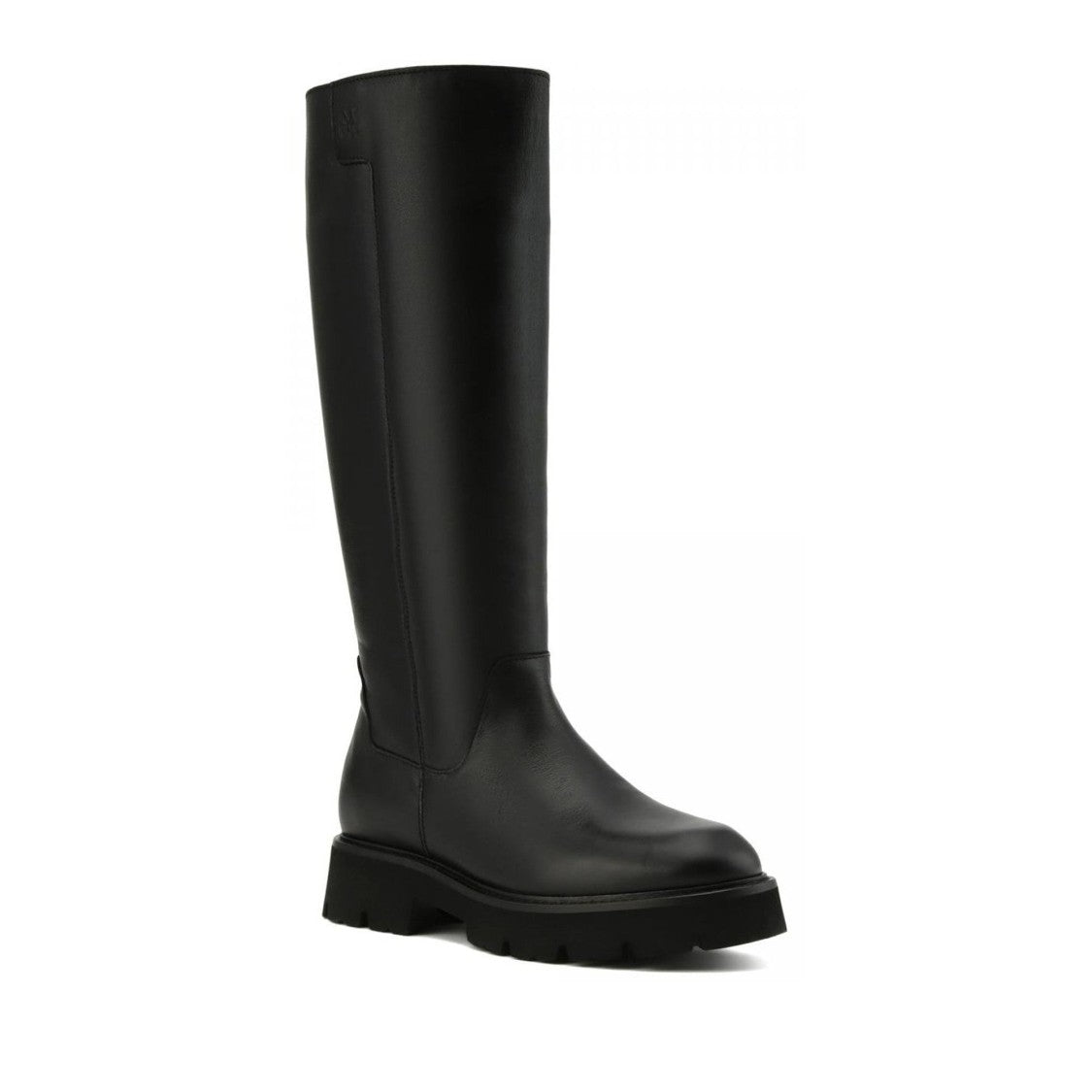Marc O'polo Black Giulia 4A Leather Tall Chunky Sole Boots