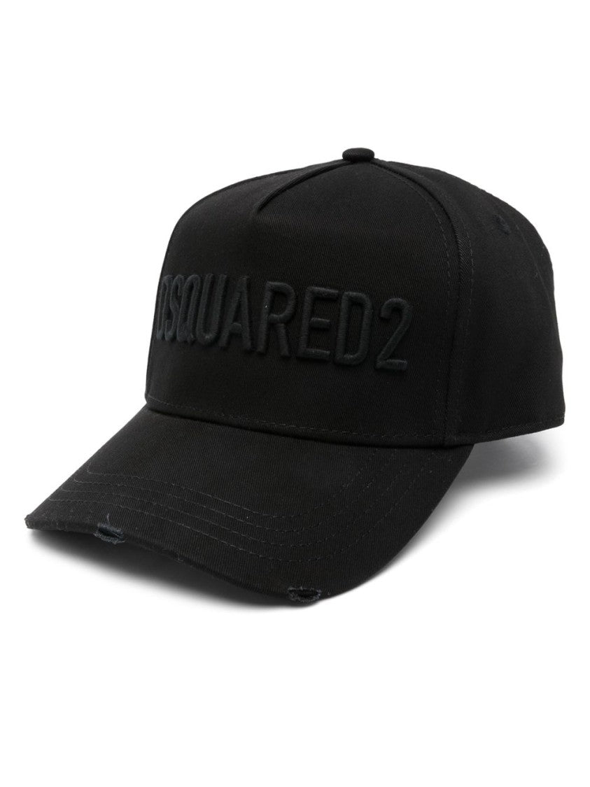 Dsquared2 Curved Visor Cotton Baseball Cap