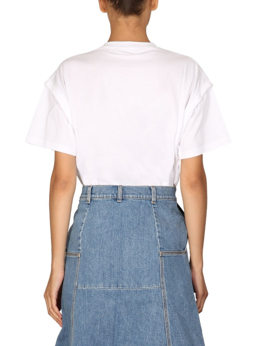 Stella Mccartney Crystal Logo T-Shirt