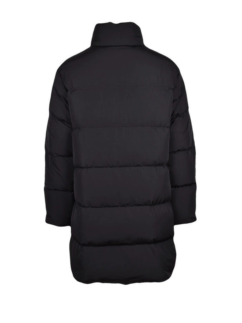 Diesel Black Nylon Long Down Jacket