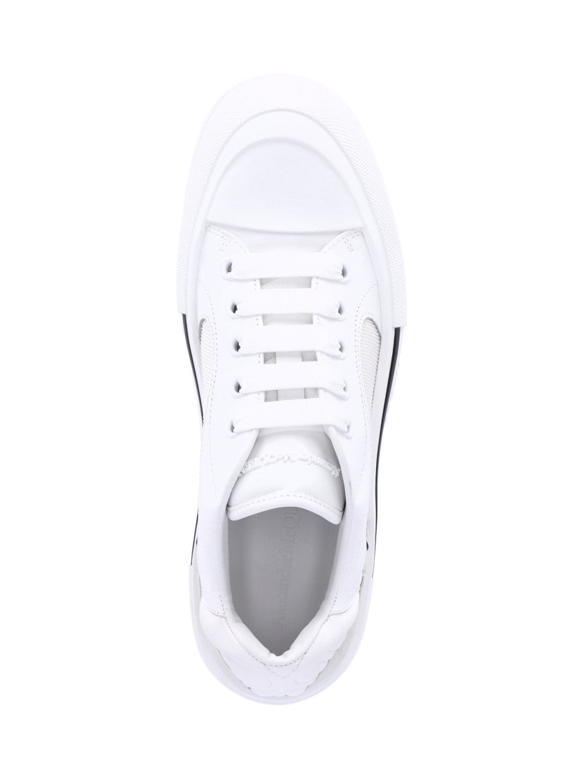 Alexander Mcqueen Plimsoll' Skate Sneakers – White