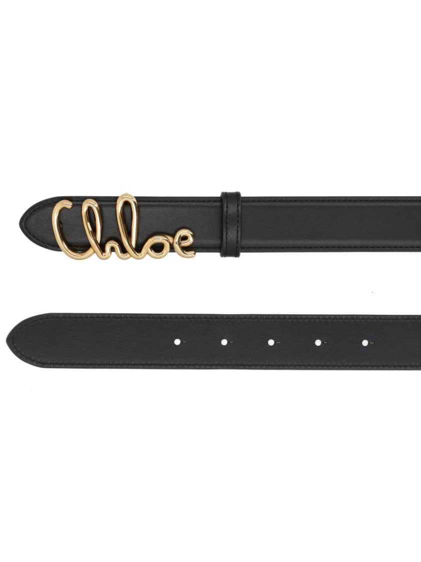 Chloé Chloé Iconic Sleek Leather Belt