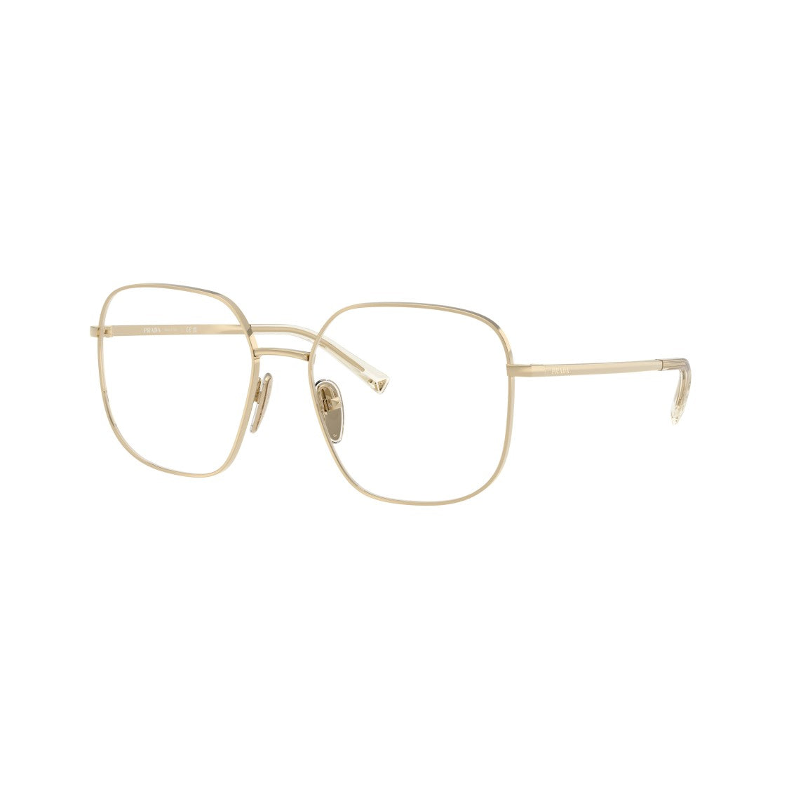 Prada 0Pr A59v Square Metal Frame Eyeglasses