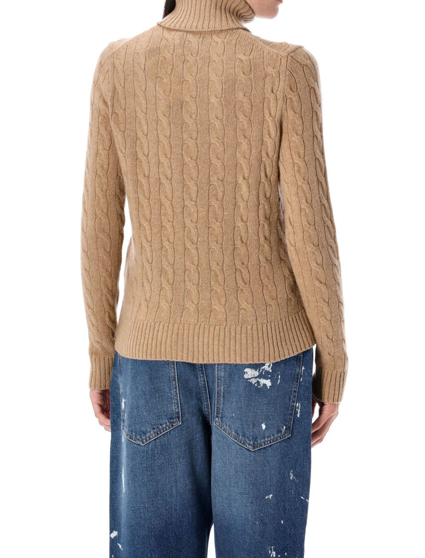Polo Ralph Lauren High Neck Knit Cable Sweater
