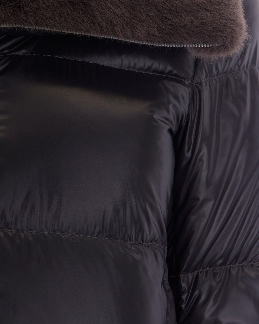 Herno Iron Grey A-Shape Padded Down Jacket