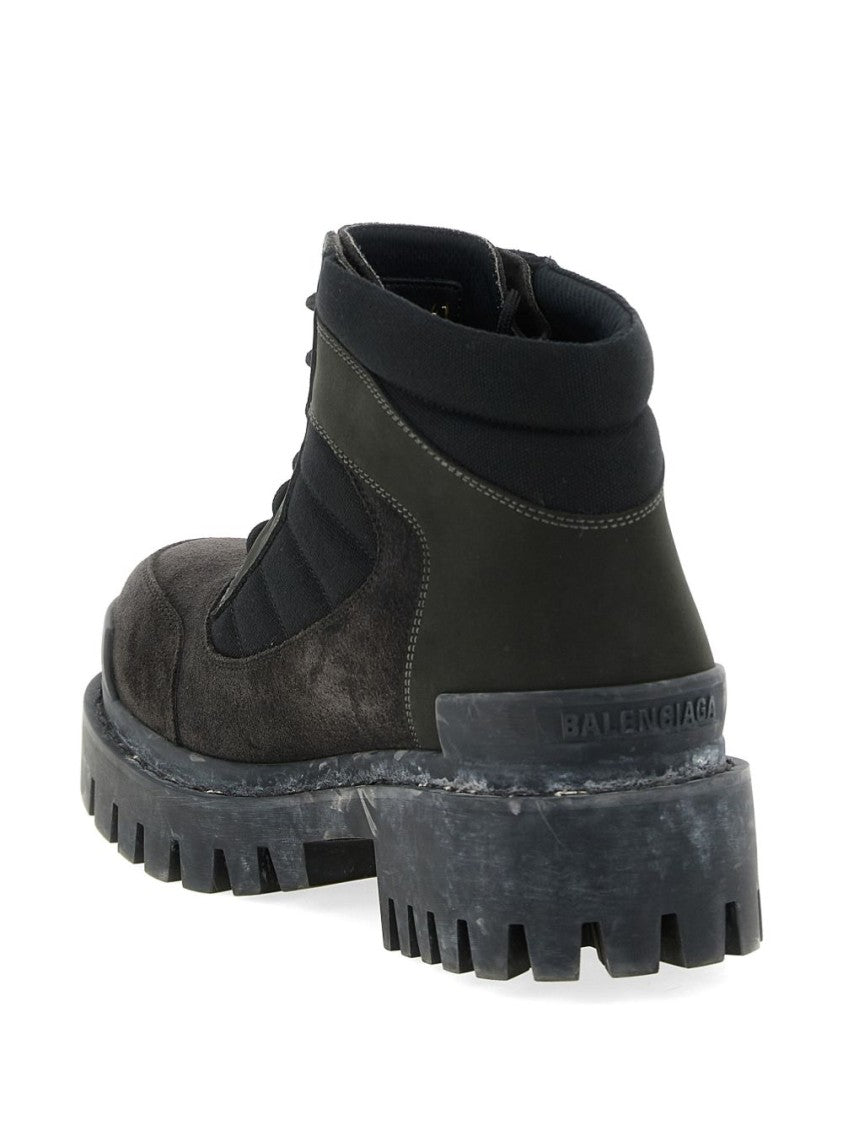 Balenciaga Padded High-Top Marbled Sole Sneakers