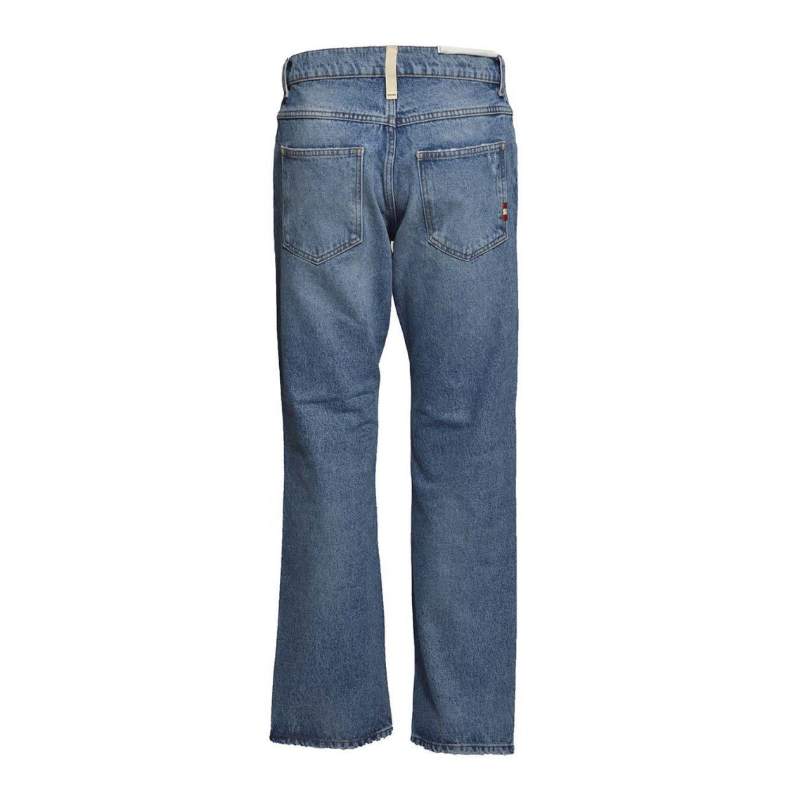 Amish James Blue Cotton Jeans