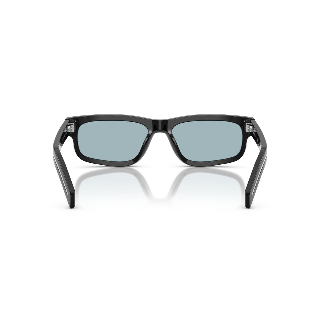 Prada 0Pr B11s Rectangular Black Acetate Sunglasses