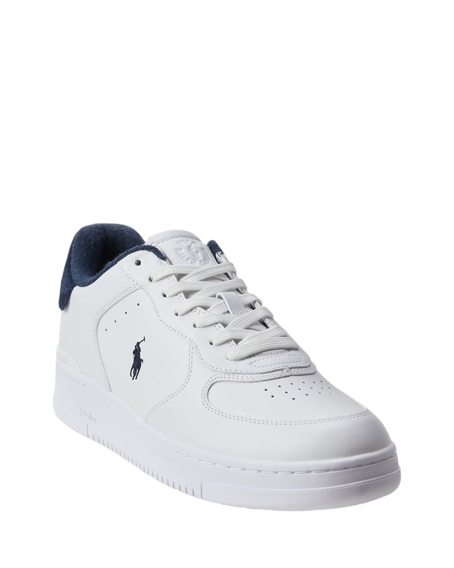 Polo Ralph Lauren Masters Crt Low-Top Sneakers With Navy Accents