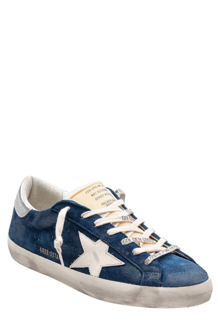 Golden Goose Super-Star Suede Upper And Toe Sneakers