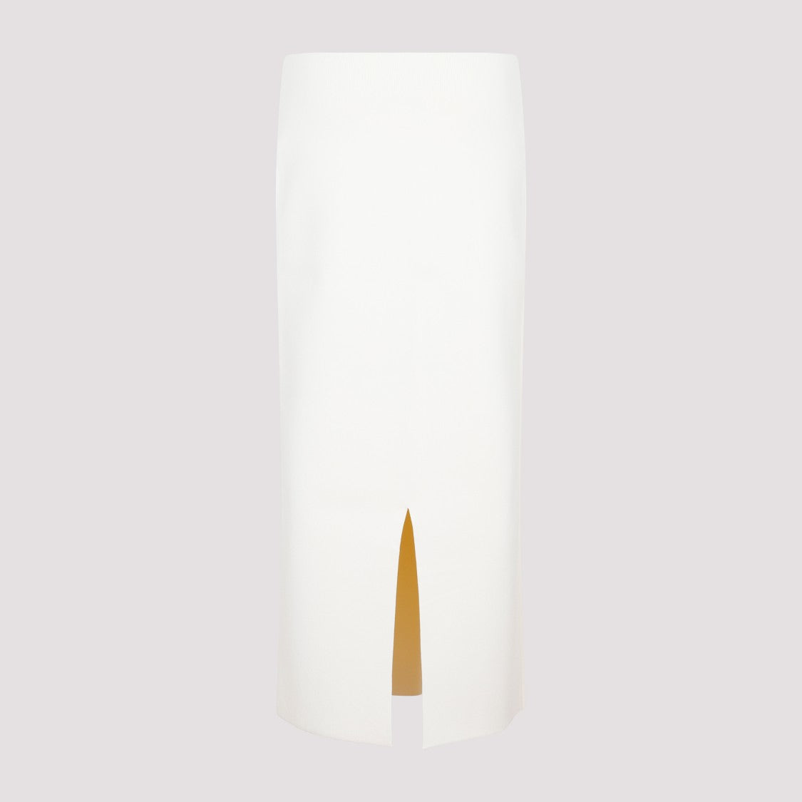 Jil Sander White Viscose Skirt