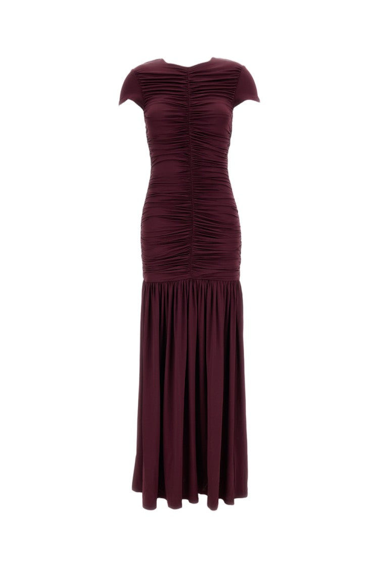 Rotate Gathered Maxi Dress