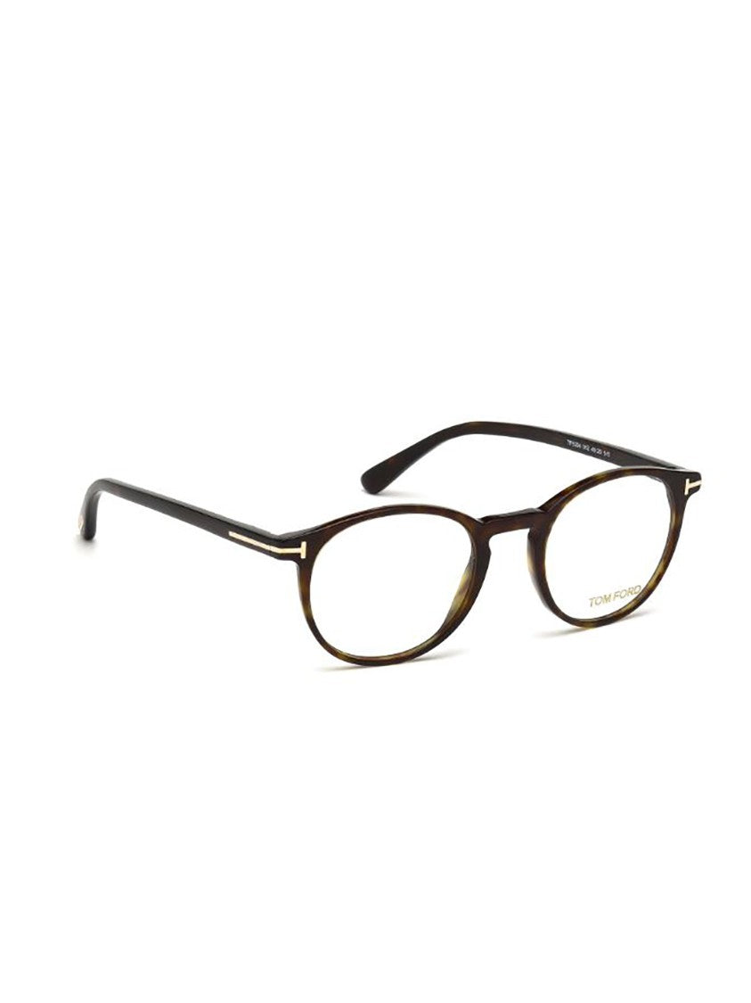 Tom Ford Timeless Oval Optical Frames With Gold Accents