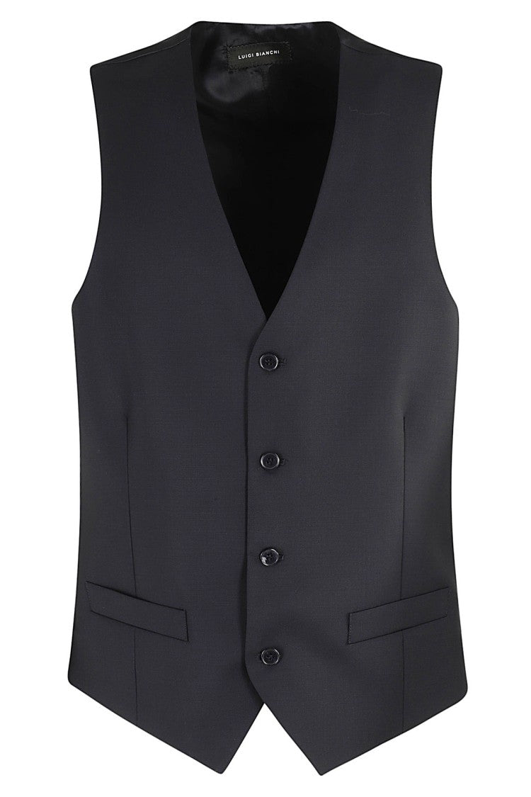 Luigi Bianchi Tailored Wool Gilet