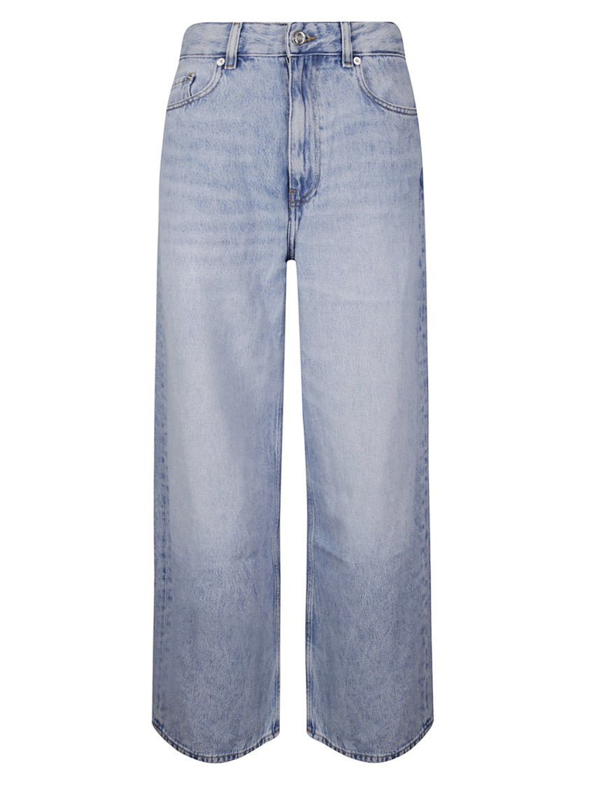 Ganni Light Wash Denim Jeans