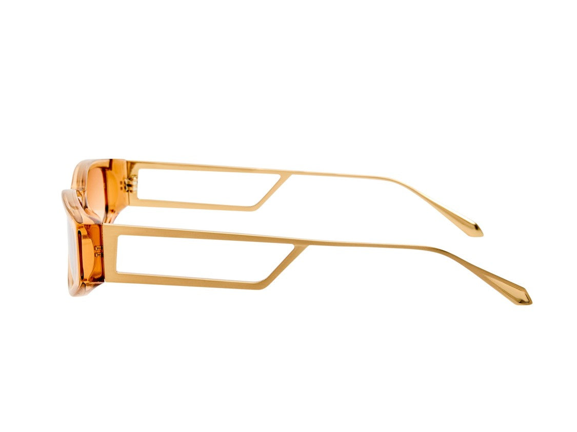Linda Farrow Lfl1649 Cut-Out Gradient Geometric Sunglasses