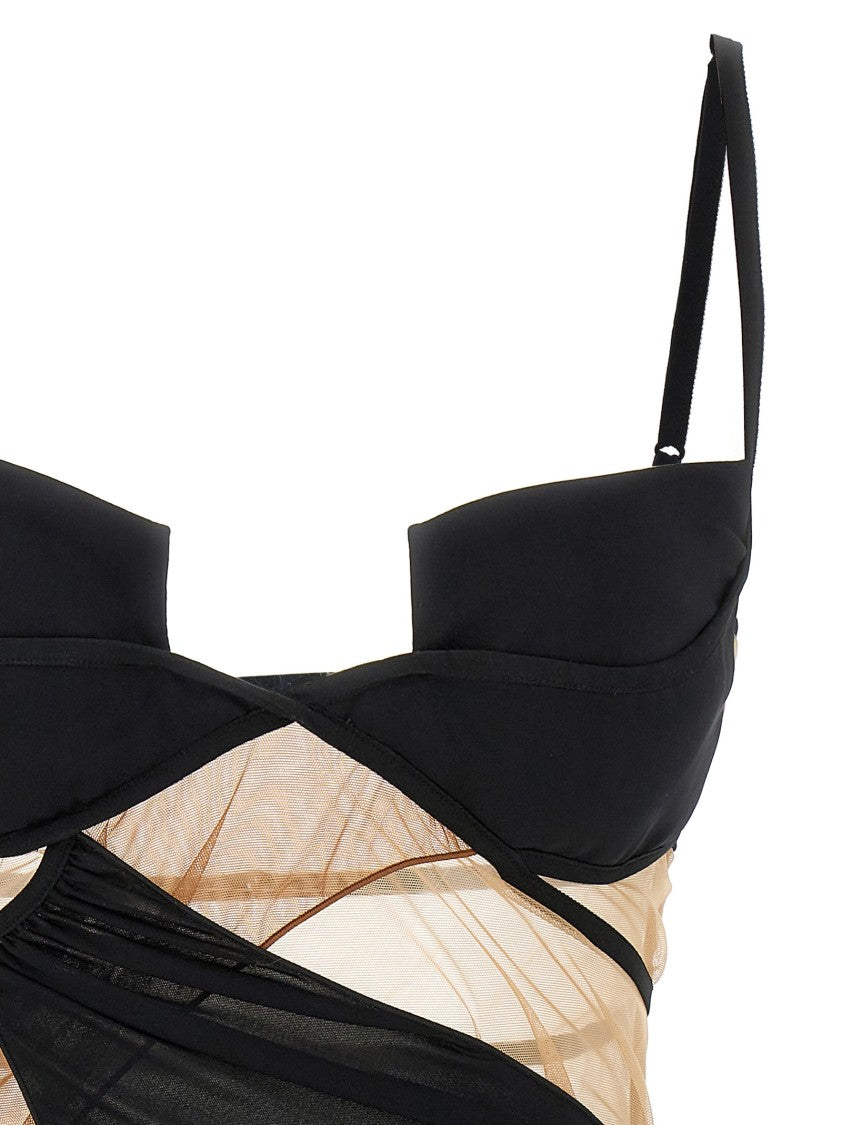 Nensi Dojaka Drapped Mini Dress' Dress