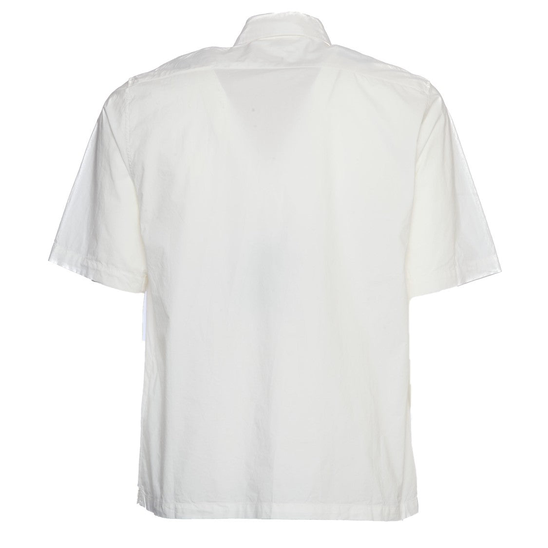C.P. Company Short Sleeve Popeline Shirt With Classic Collar