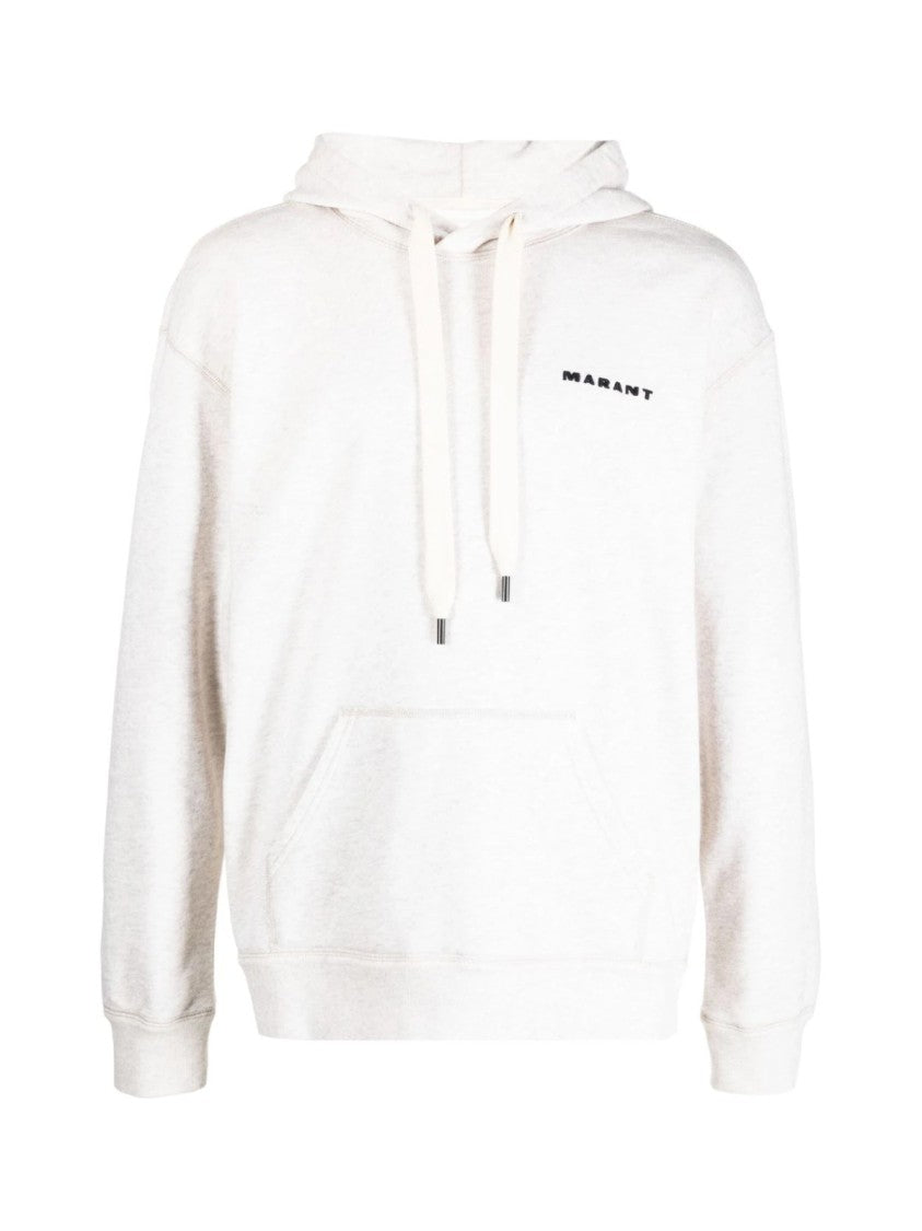 Isabel Marant Marcello Logo Embroidered Hoodie