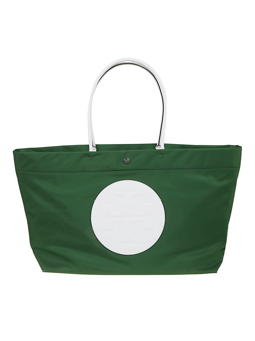 Tory Burch Green Polyamide Shopper Bag