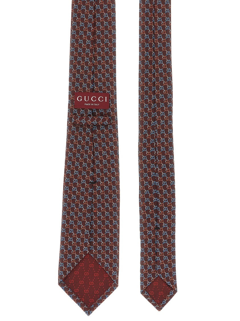 Gucci Gg Silk Tie