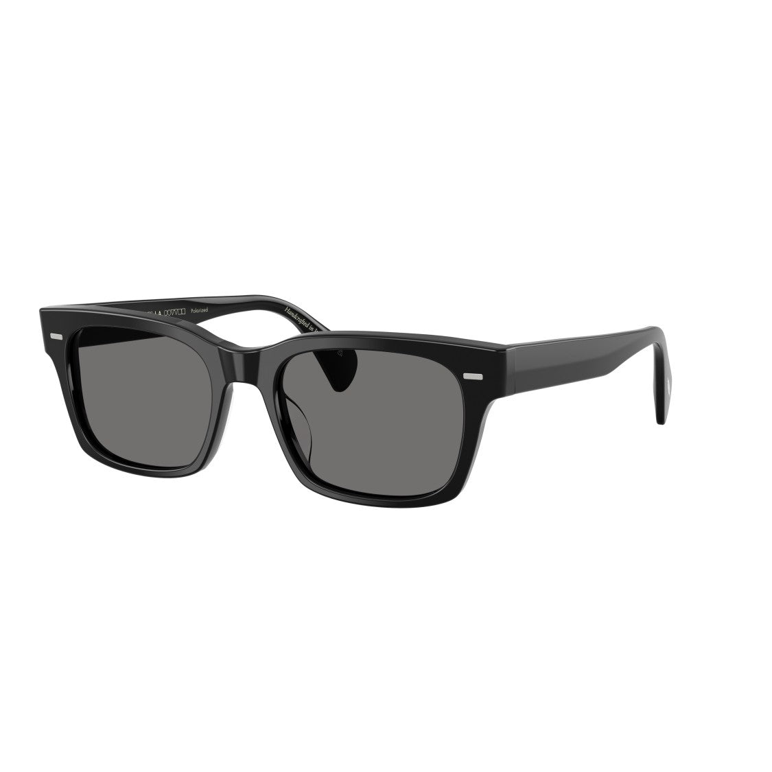 Oliver Peoples 0Ov5332su Bold Rectangular Acetate Sunglasses With Metallic Accents
