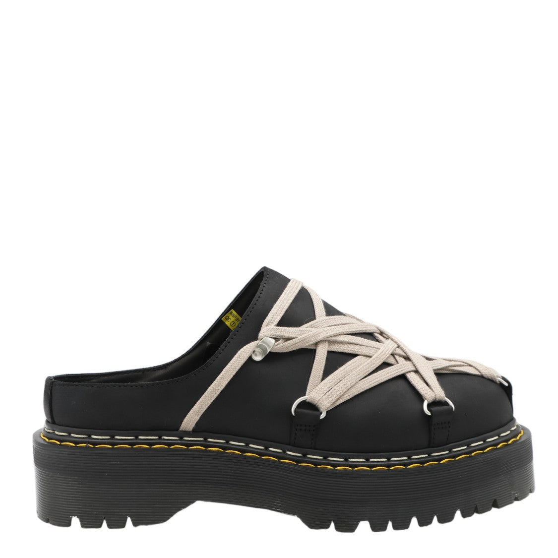Dr. Martens X Rick Owens Edgy Crisscross Strap Platform Sandals