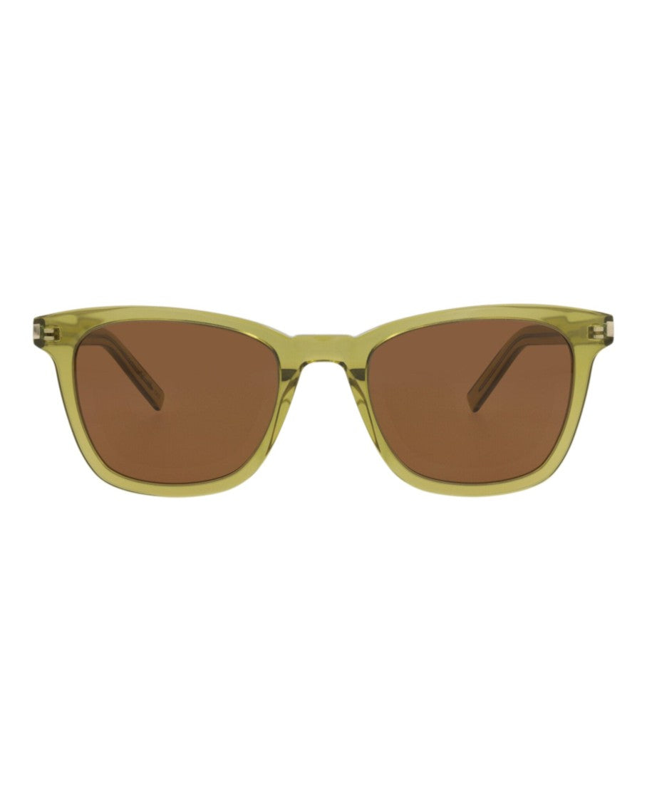 Saint Laurent Square-Frame Recycled Acetate Sunglasses