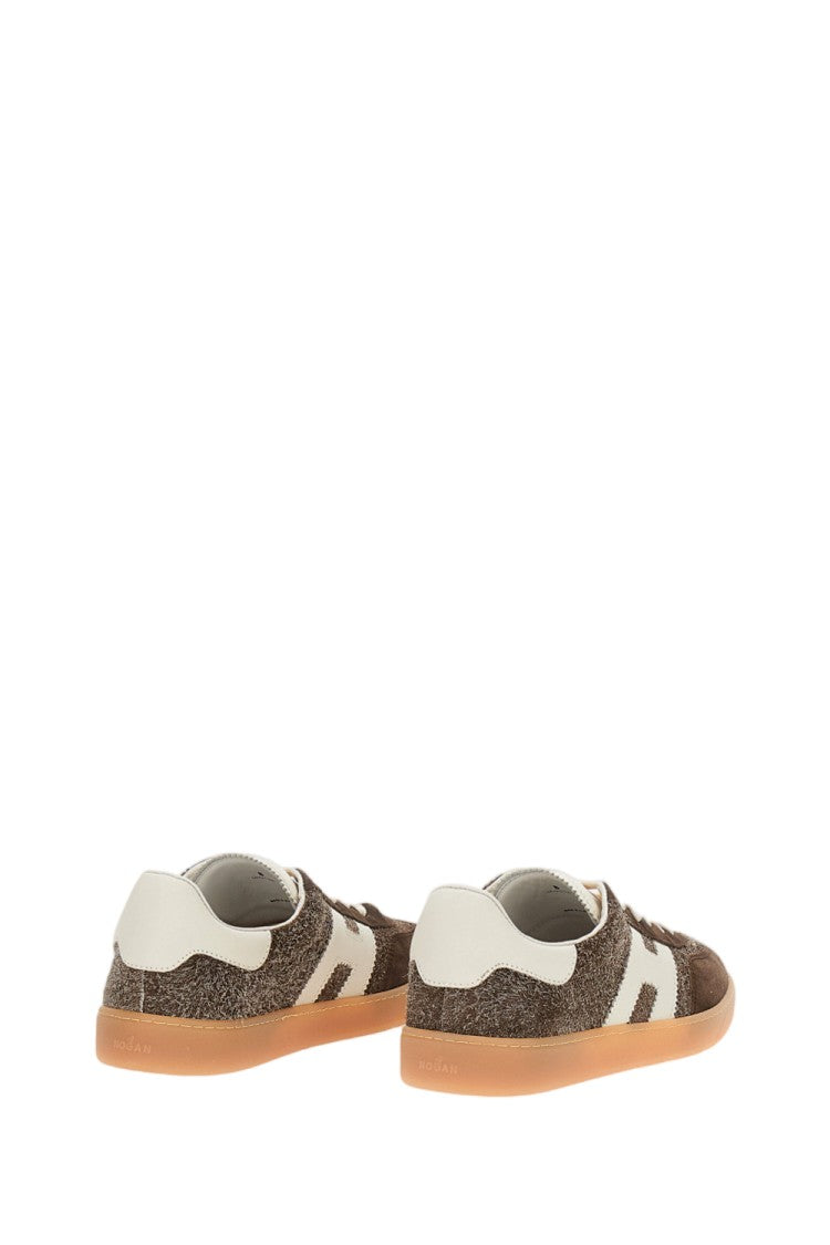 Hogan Brown Cool Suede Sneakers