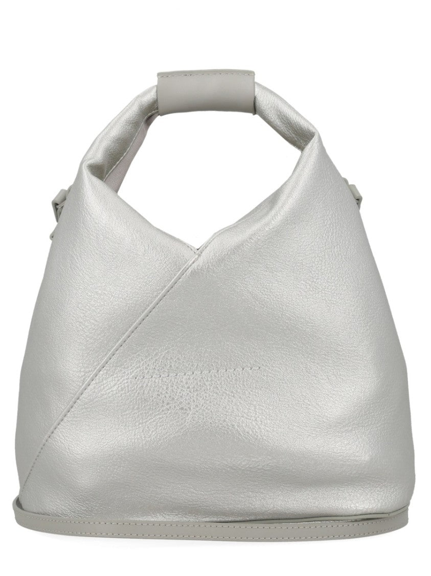 Mm6 By Maison Margiela Silver Japanese Small Folded Shoulder Bag