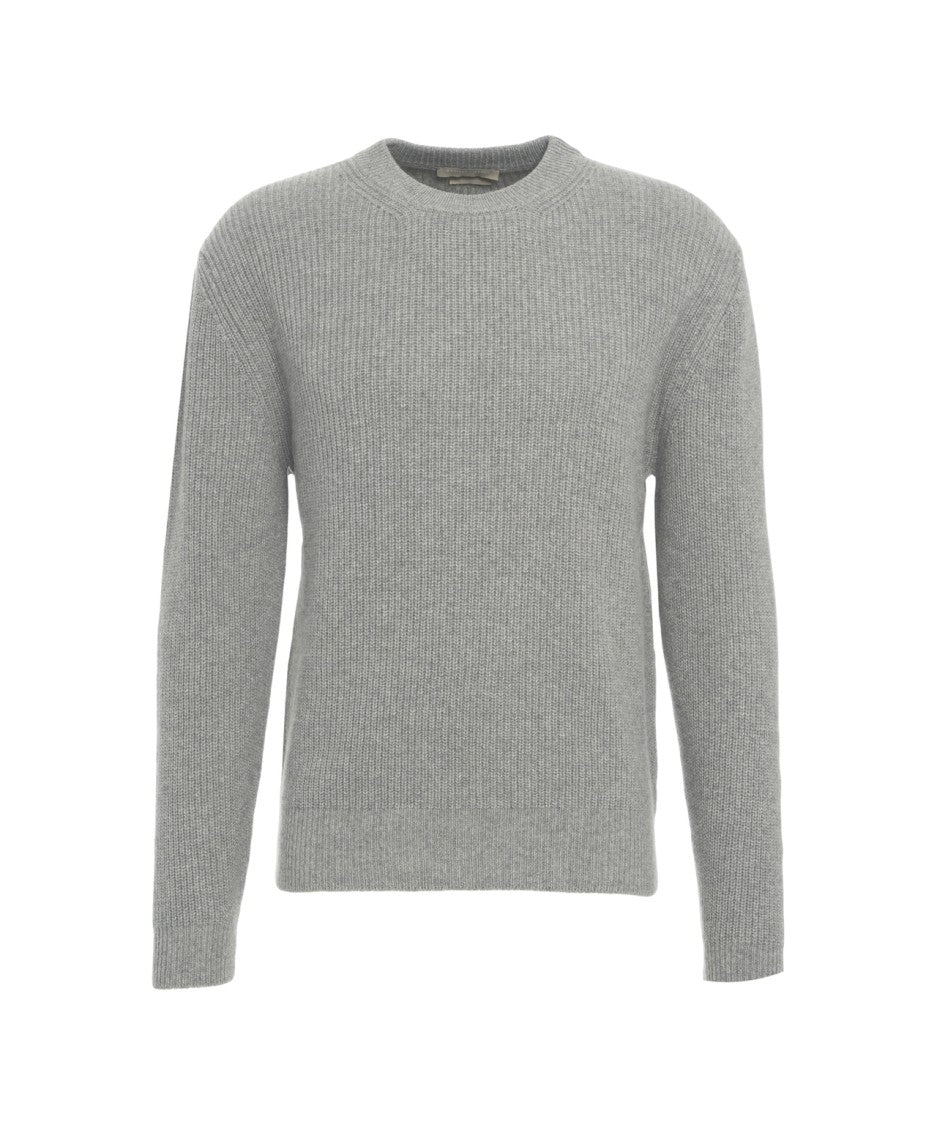 Daniele Fiesoli Ribbed Pullover With Classic Round Neckline