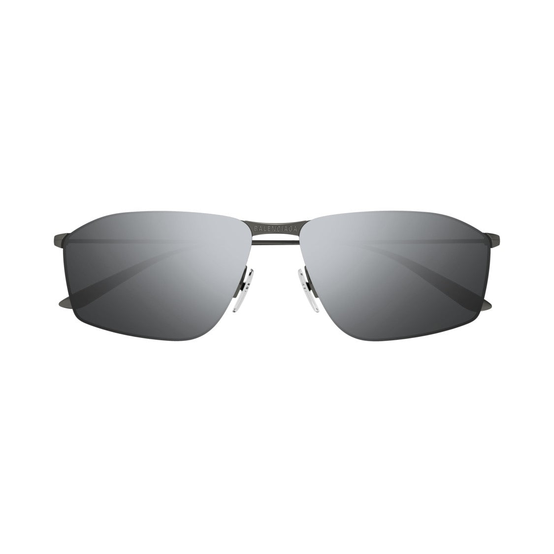 Balenciaga Bb0413s Rectangular Grey-Tinted Sunglasses