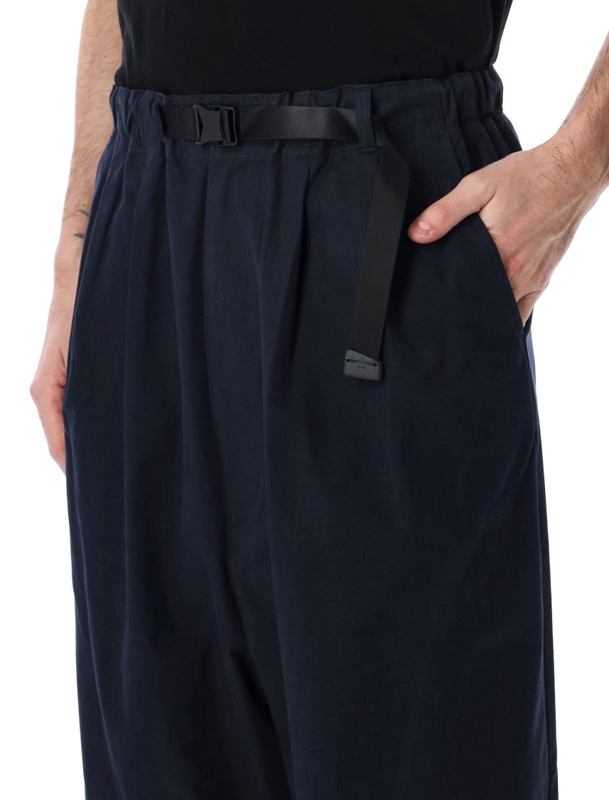 Comme Des Garçons Adjustable Belt Cotton Chino Trousers