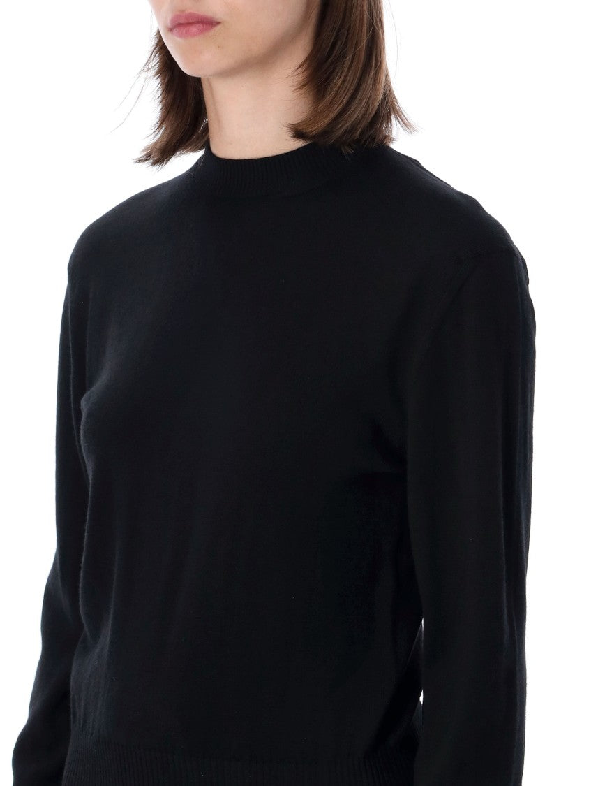 Lanvin Ribbed Back Knot Jumper