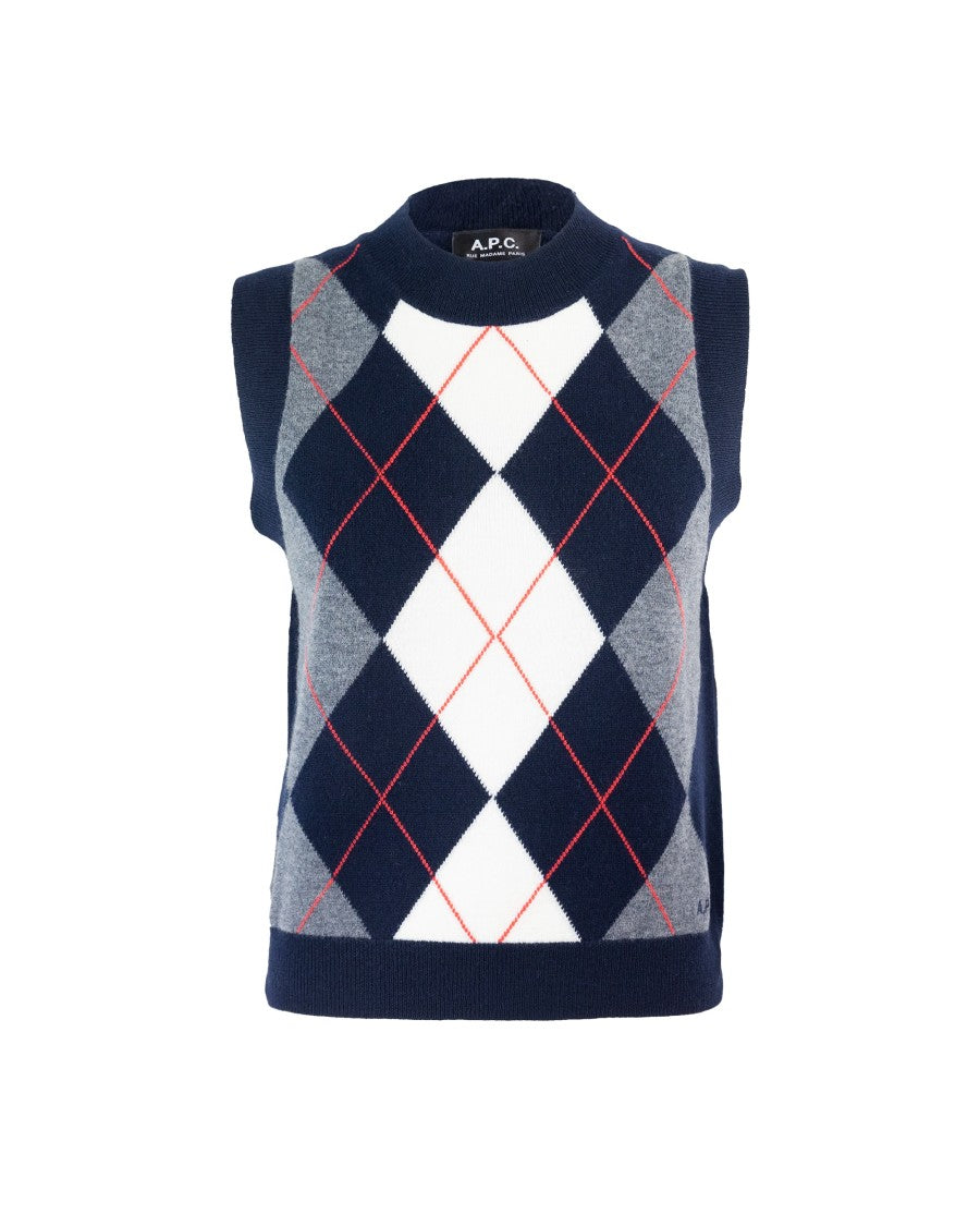 A.P.C. Pia Dark Navy Vest