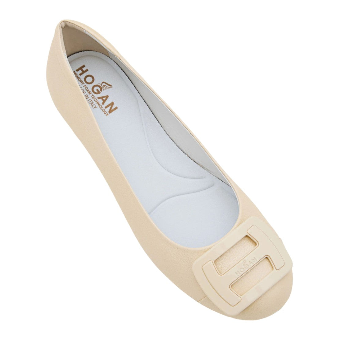 Hogan Flat Shoes With Decorative Buckle Detail