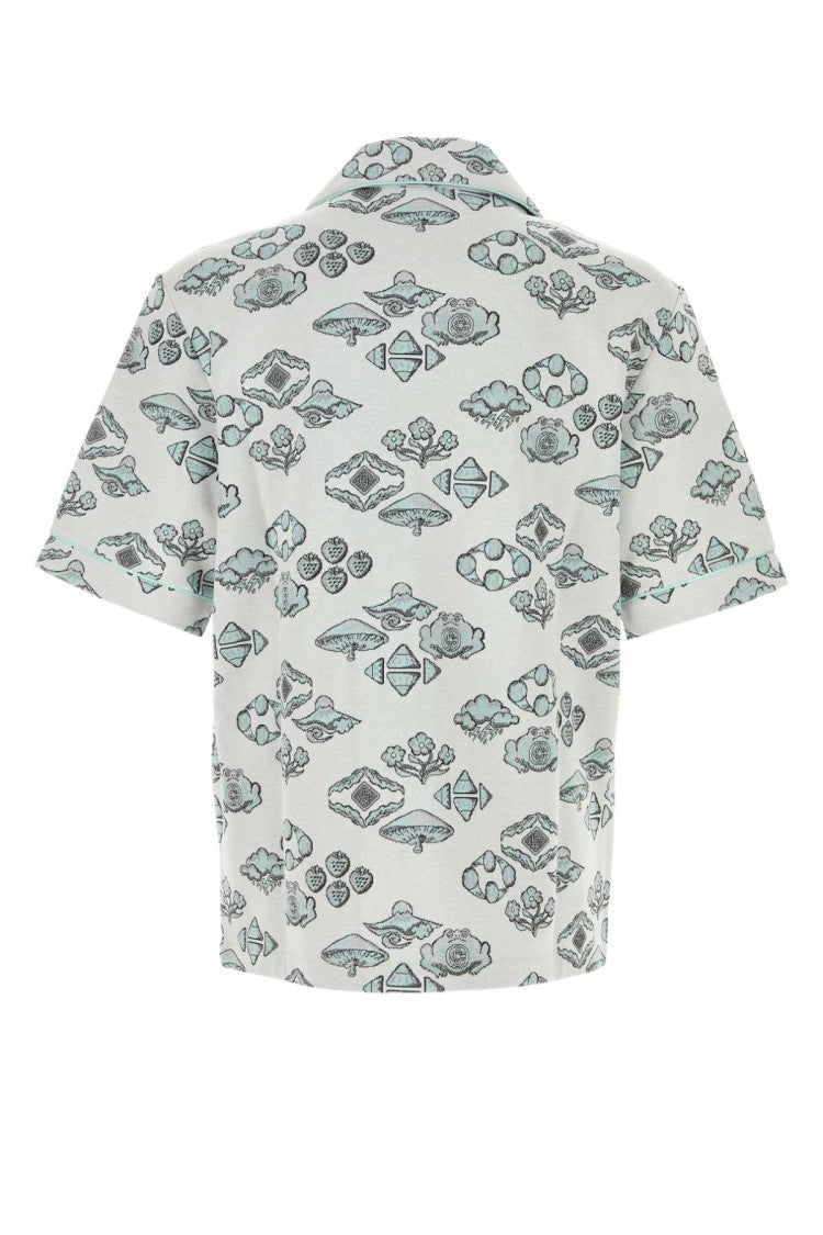 Casablanca Embroidered Stretch Jacquard Shirt