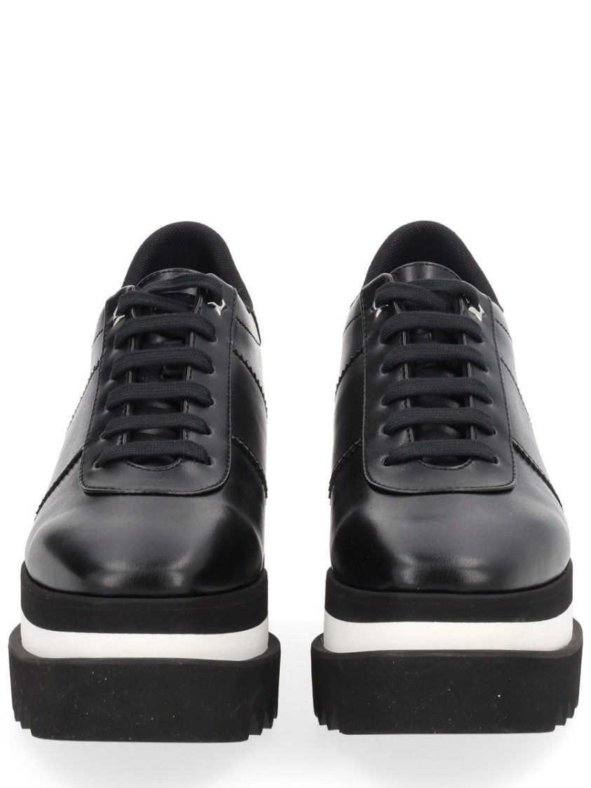 Stella Mccartney Black Sneak Elyse Platform Sneakers