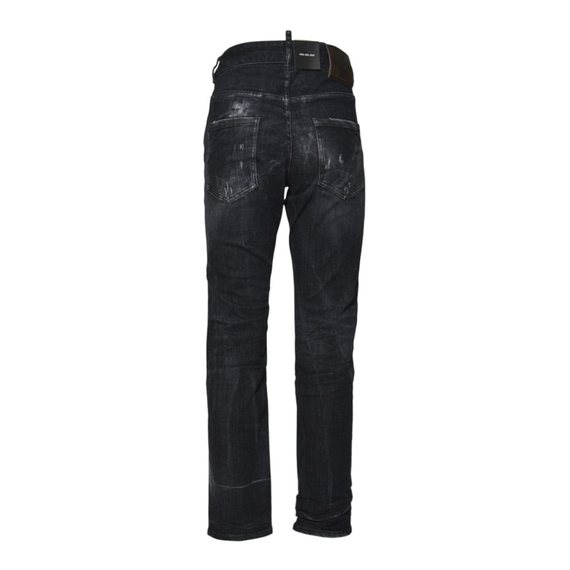 Dsquared2 Destroyed Wash Slim-Fit Jeans With Logo Details