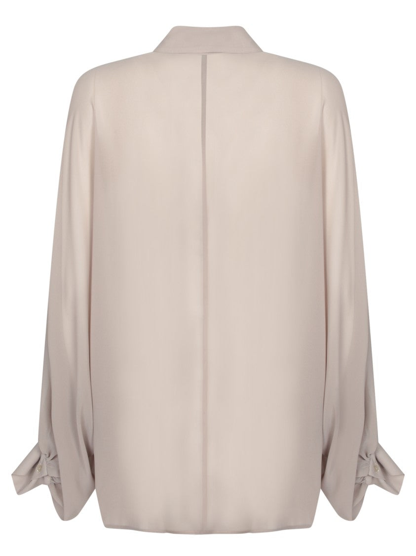 Blanca Vita Fluid Elegance Beige Shirt