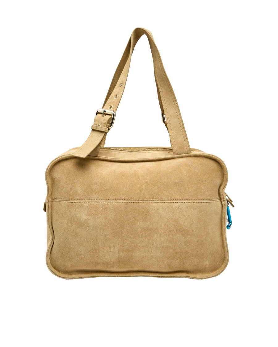 Patrizia Pepe Suede Bag With Logo