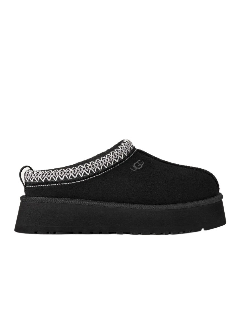 Ugg Black Tazz Platform Slip-On Shoes