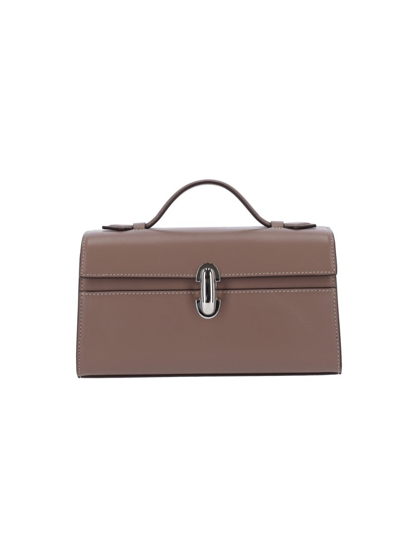 Savette "Symmetry" Clutch Bag Taupe