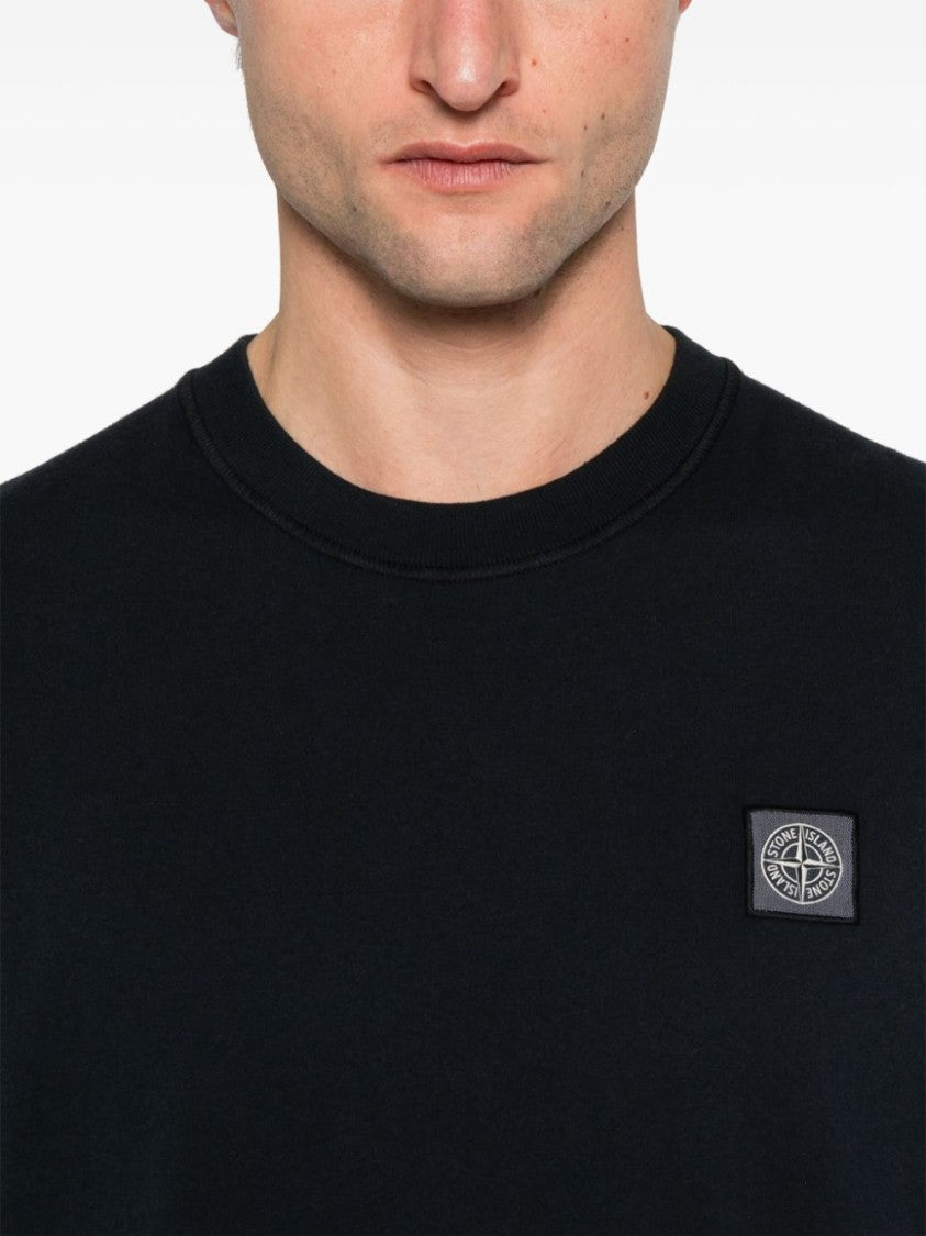 Stone Island Relaxed-Fit Black T-Shirt