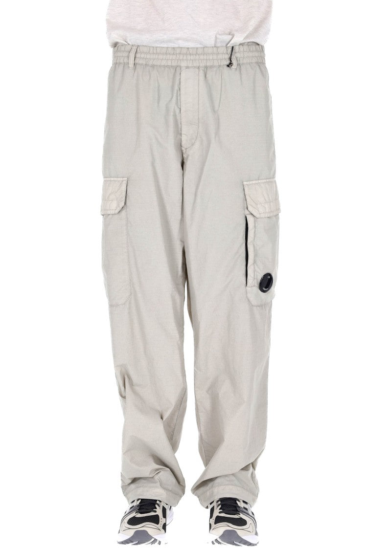 C.P. Company Grey Flatt Nylon Cargo Pants