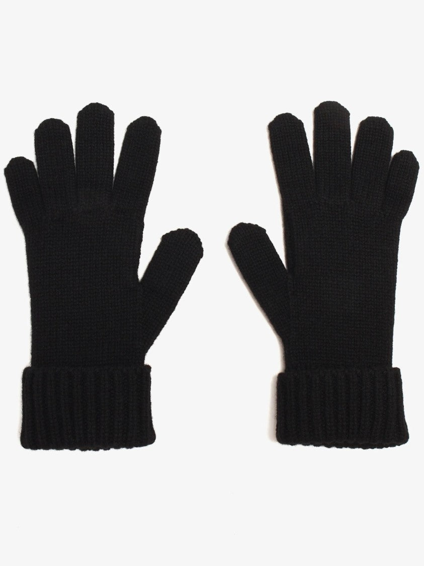Gucci Black Viglos Knitted Gloves